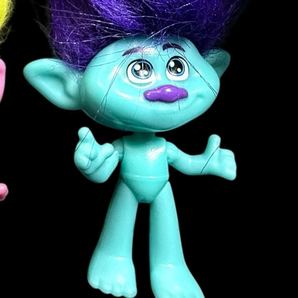 Dreamworks Trolls Dolls and Mini Figures Assorted‎ Toys Trolls Movie Lot of 4